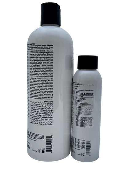 Keratin Complex Clarifying Shampoo 16 OZ & Express Blow Out Treatment 4 OZ Set