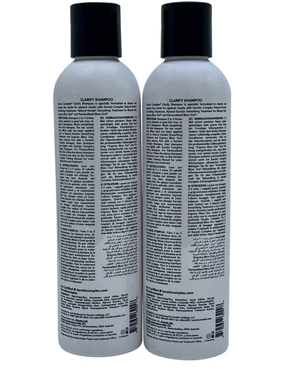 Keratin Complex Clarify Clarifying Shampoo 8 OZ Set of 2