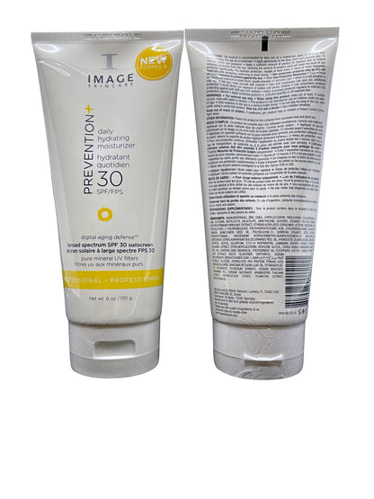 Image Skincare Prevention + Daily Hydrating Moisturizer SPF 30 6 OZ Set of 2