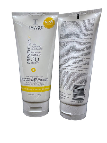 Image Skincare Prevention + Daily Hydrating Moisturizer SPF 30 6 OZ Set of 2