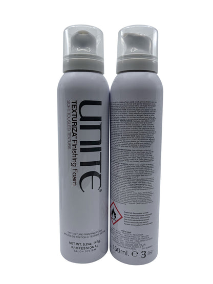 Unite Texturiza Finishing Foam 5.2 OZ Set of 2