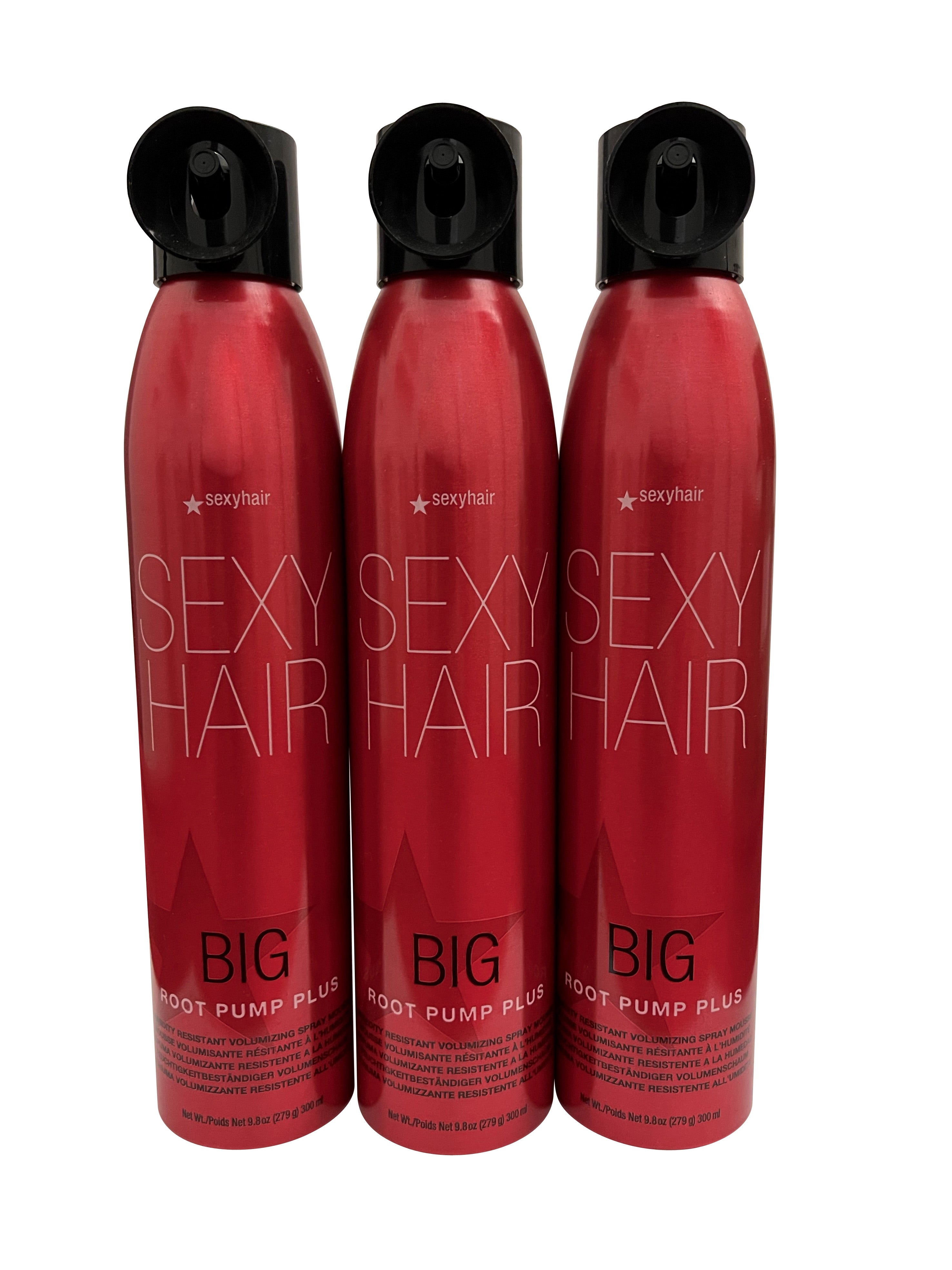 Big Sexy Hair Root Pump Plus 9.8 OZ Set of 3