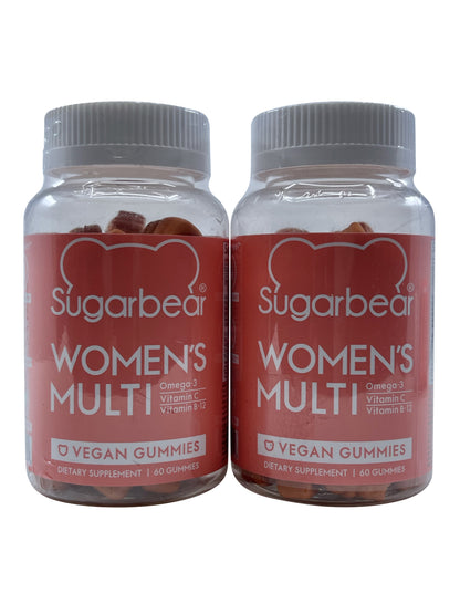 Sugarbear Women's Muti Vegan Gummies 60 Gummies Set of 2