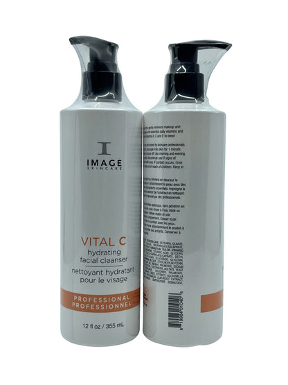 Image Skincare Vital C Hydrating Facial Cleanser 12 OZ Set of 2