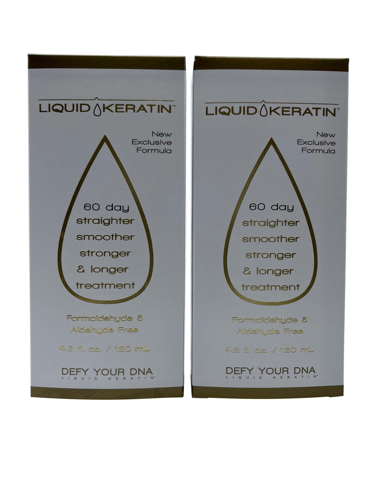 Liquid Keratin 60 Day Straighter, Smoother, Stronger Treatment 4.2 OZ Set of 2