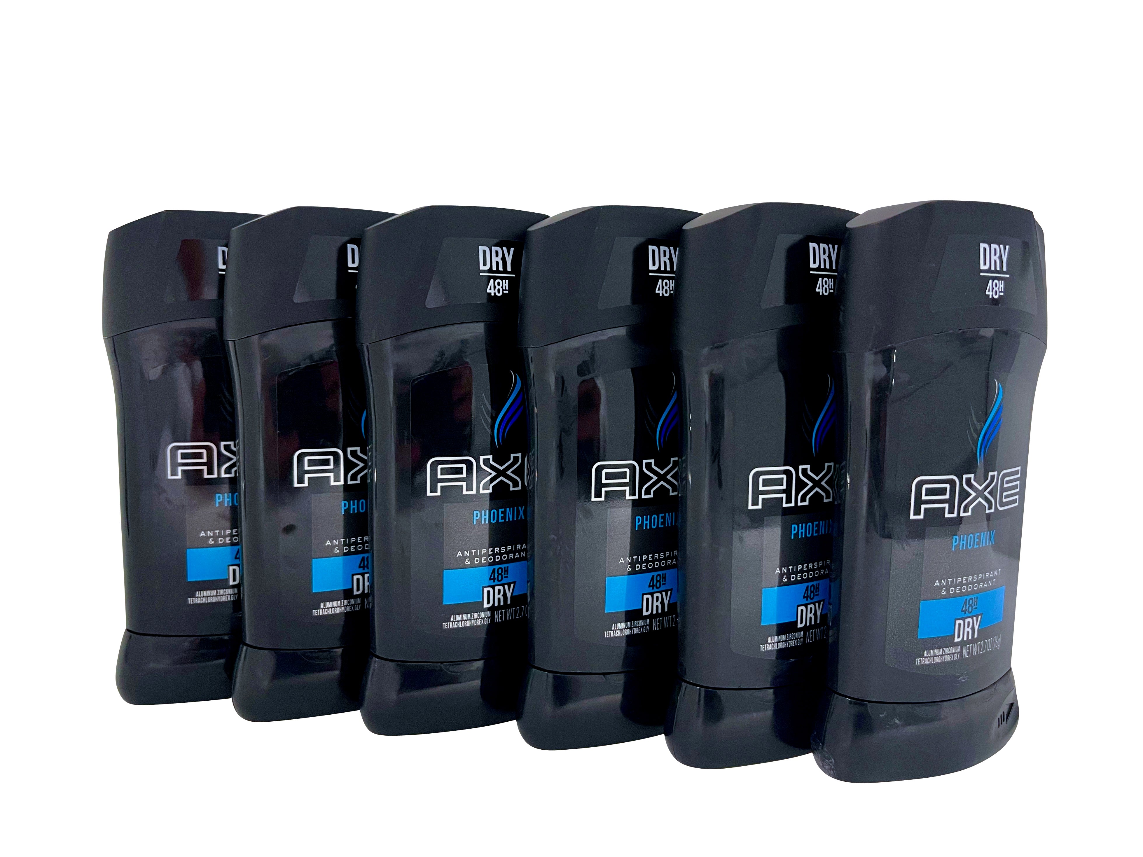 AXE Pheonix 48 Hour Dry Antiperspirant & Deodorant 2.7 OZ Set of 6