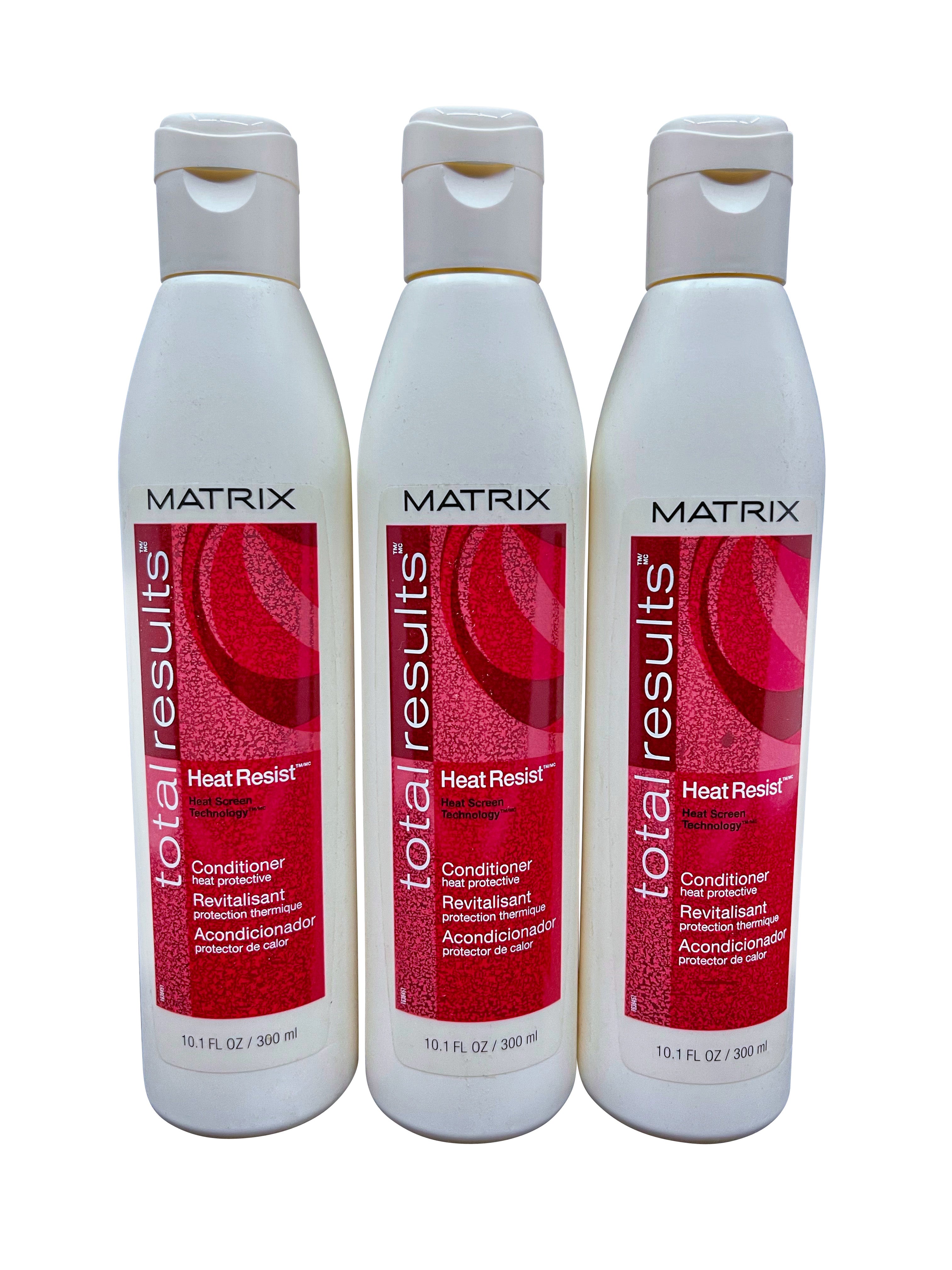 Matrix Total Results Heat Resist Conditioner 10.1 OZ Set of 3