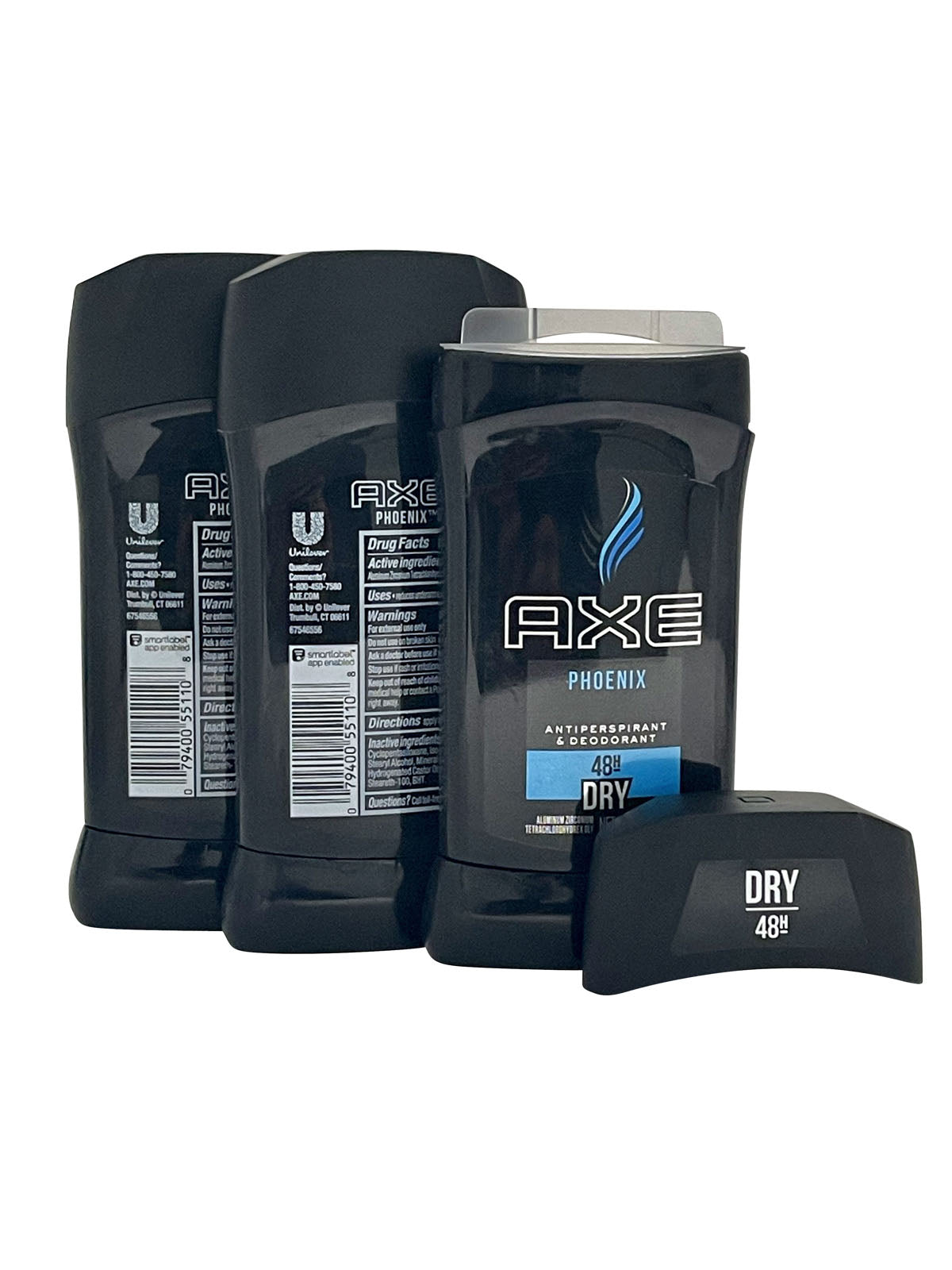 AXE Pheonix 48 Hour Dry Antiperspirant & Deodorant 2.7 OZ Set of 3