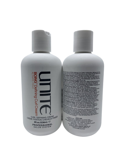 Unite Boing Defining Curl Cream 8 OZ Set of 2