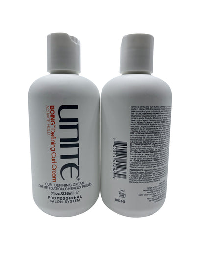 Unite Boing Defining Curl Cream 8 OZ Set of 2