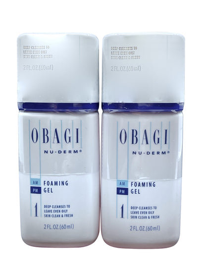 Obagi Nu Derm Foaming Gel 2 OZ Set of 2