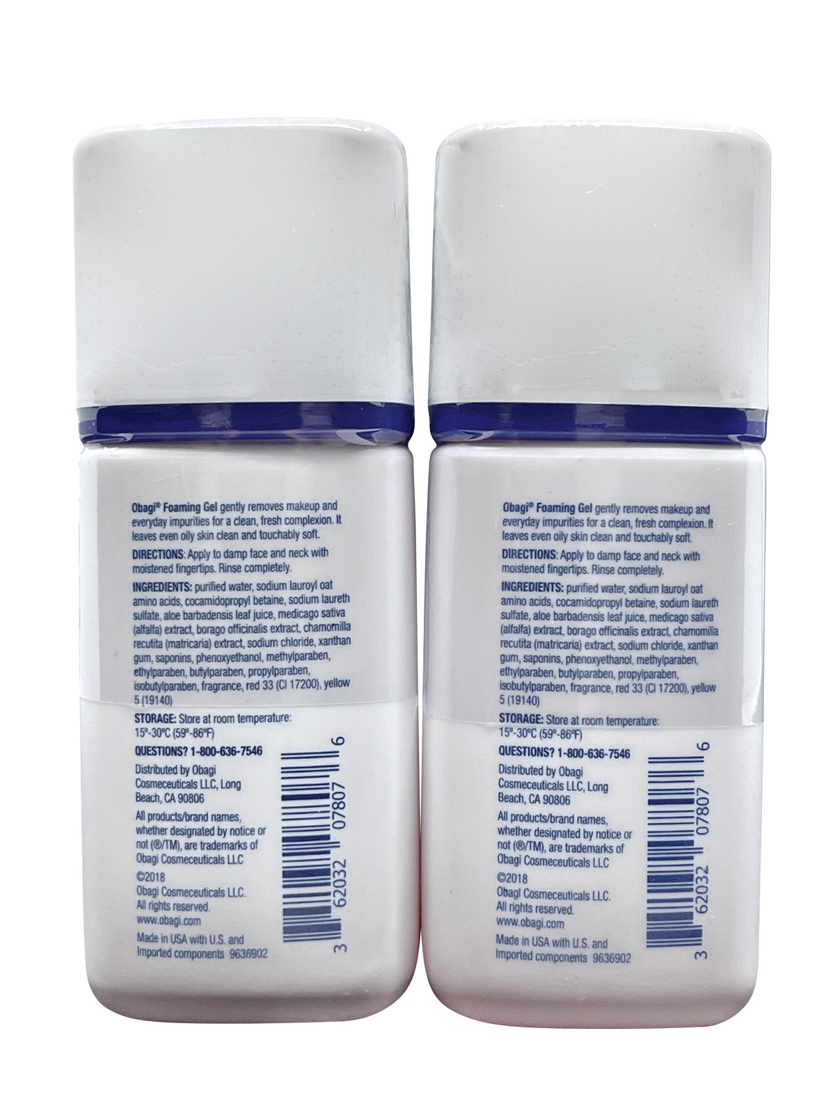 Obagi Nu Derm Foaming Gel 2 OZ Set of 2