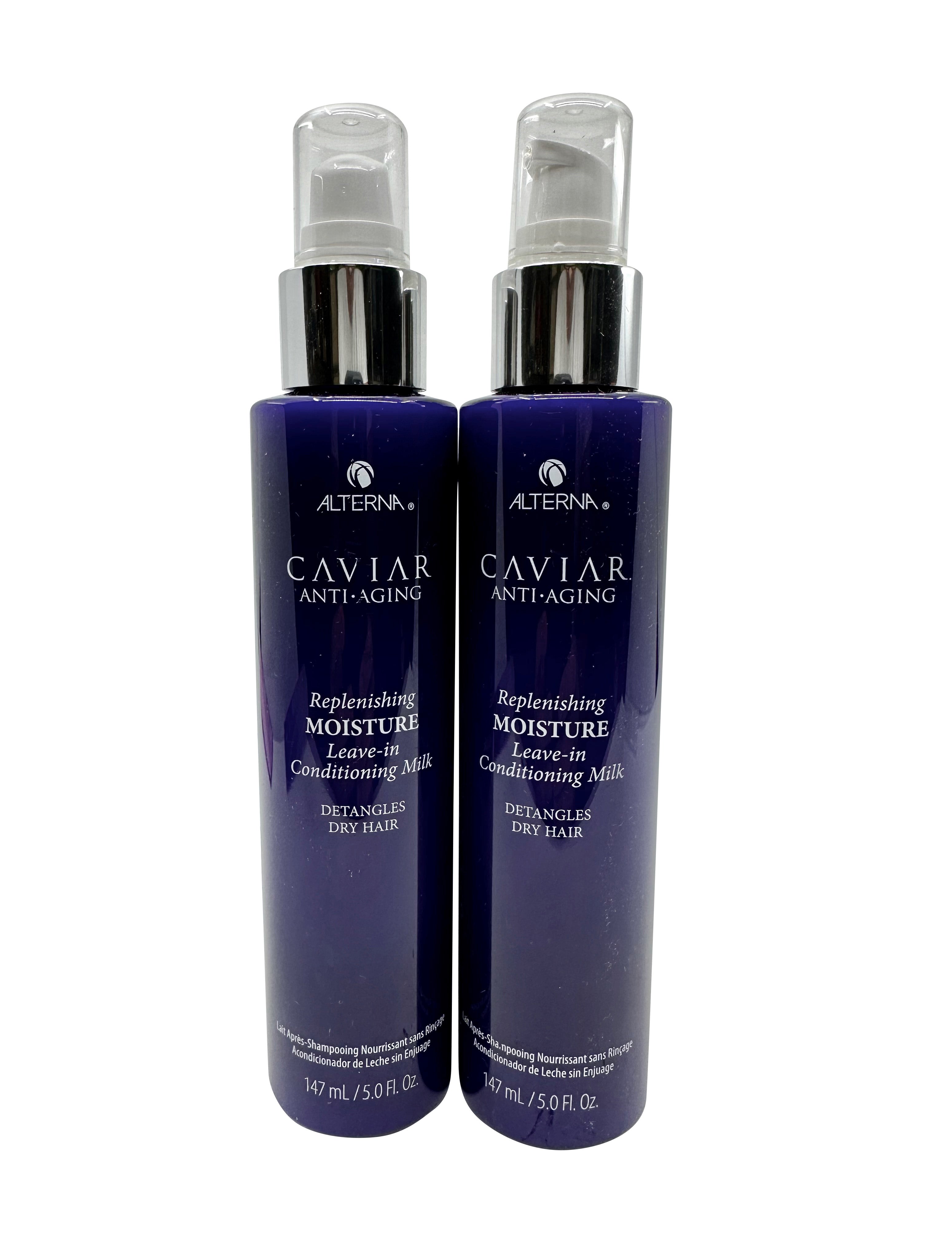 Alterna Caviar Replenishing Moisture Leave In Conditioning Milk 5 OZ DUO