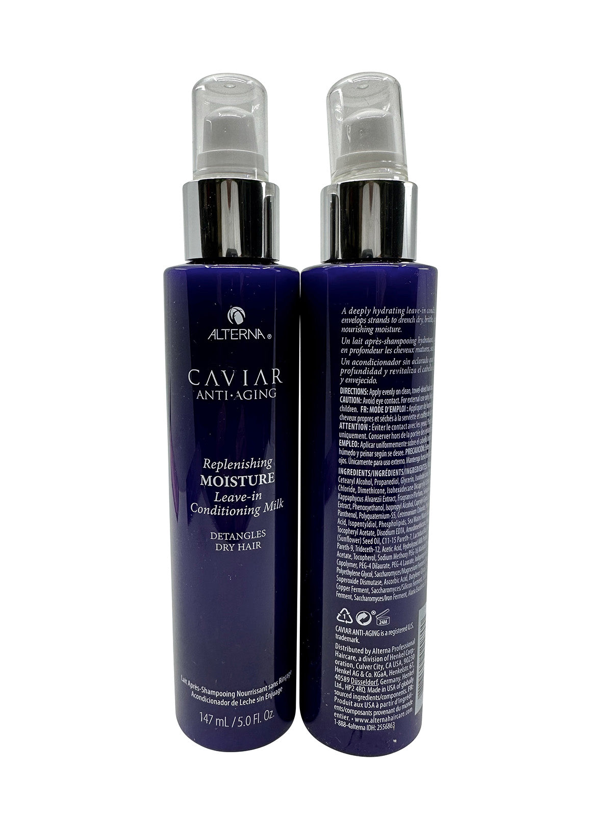 Alterna Caviar Replenishing Moisture Leave In Conditioning Milk 5 OZ DUO