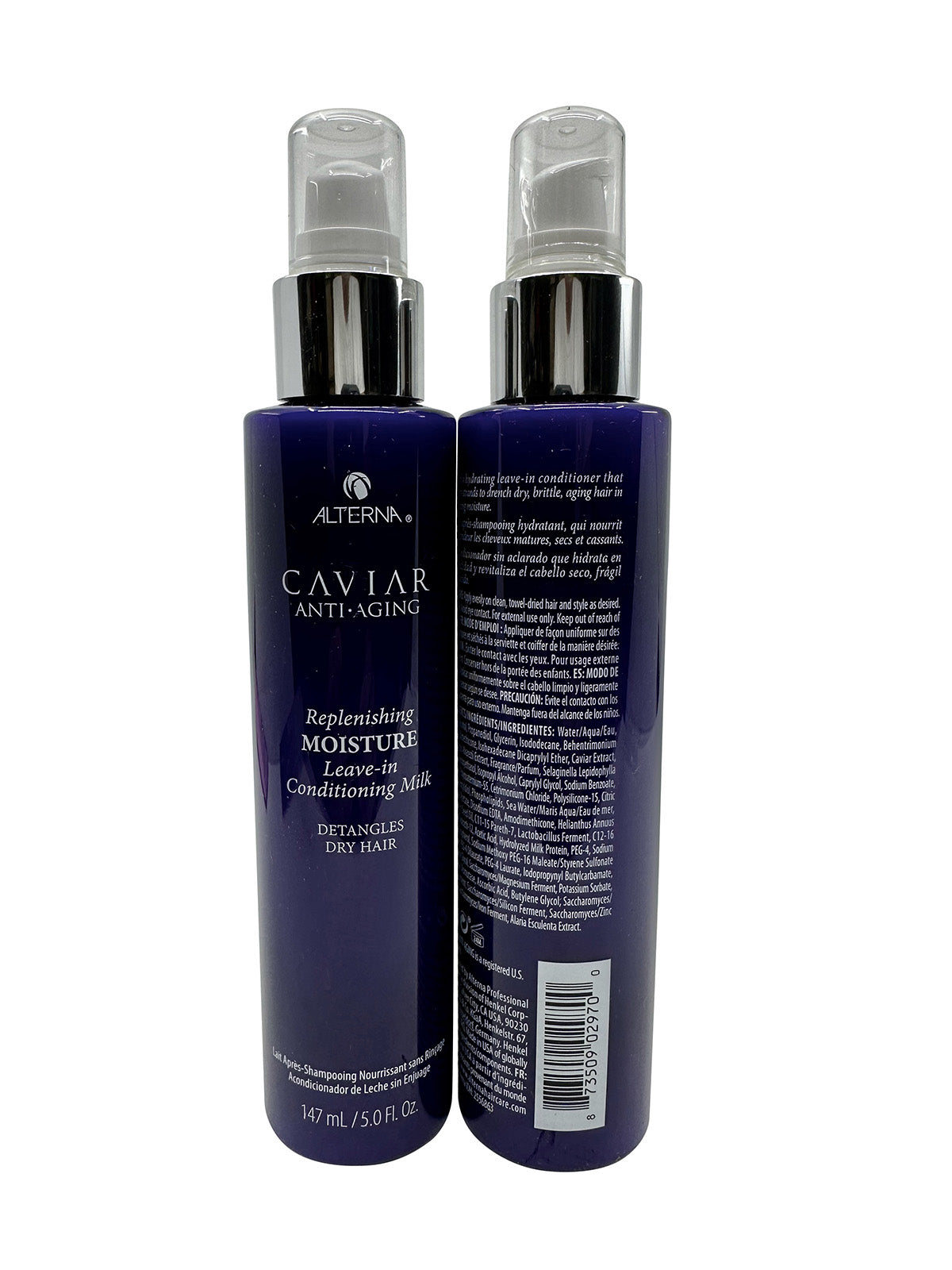 Alterna Caviar Replenishing Moisture Leave In Conditioning Milk 5 OZ DUO