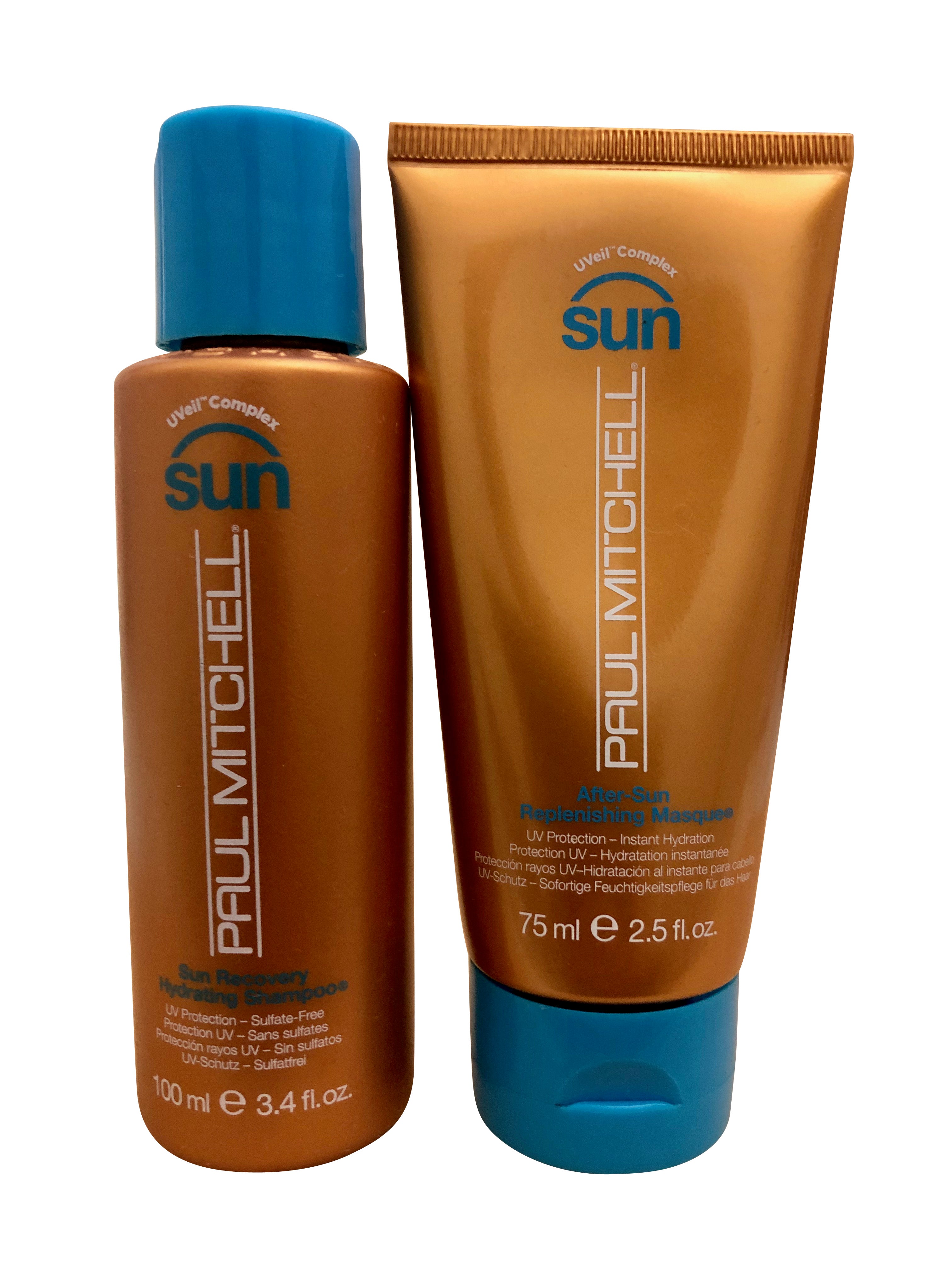 Paul Mitchell After Sun Replenishing Shampoo 3.4 OZ & Masque 2.5 OZ Set