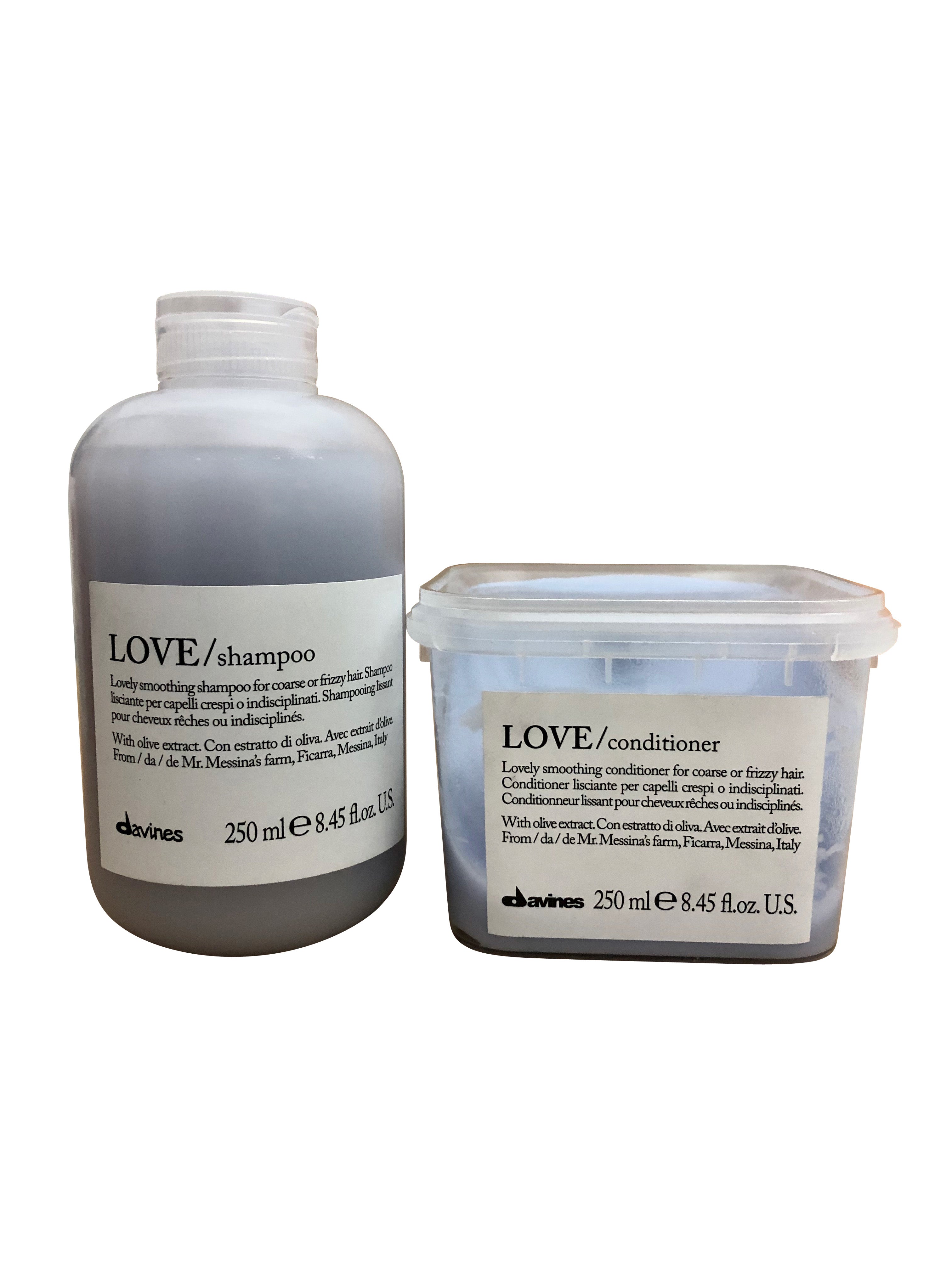 Davines Love Smoothing Shampoo & Conditioner Set 8.45 OZ Each