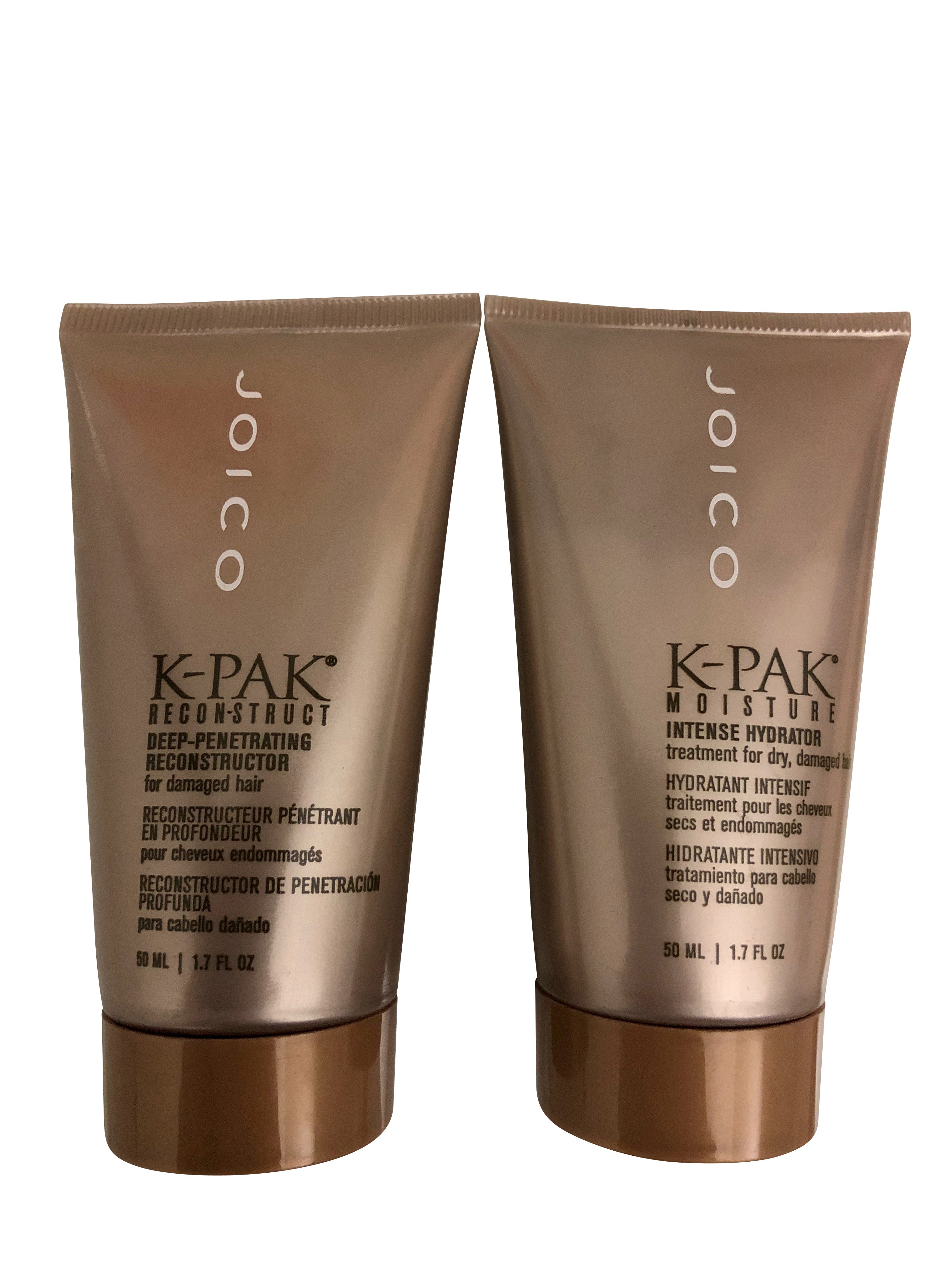 Joico K Pak Hydrator Penetrating Reconstructor Set Dry Damaged Hair 1.7 OZ Each