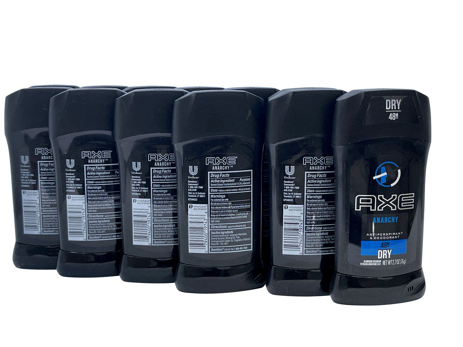 Axe Anarchy for Him Deodorant Stick 2.7 OZ 12 pack