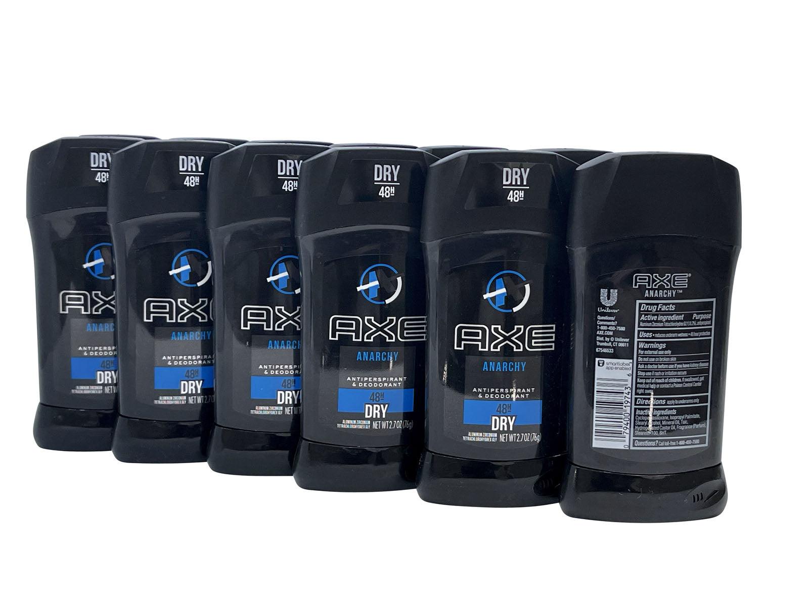 Axe Anarchy for Him Deodorant Stick 2.7 OZ 12 pack