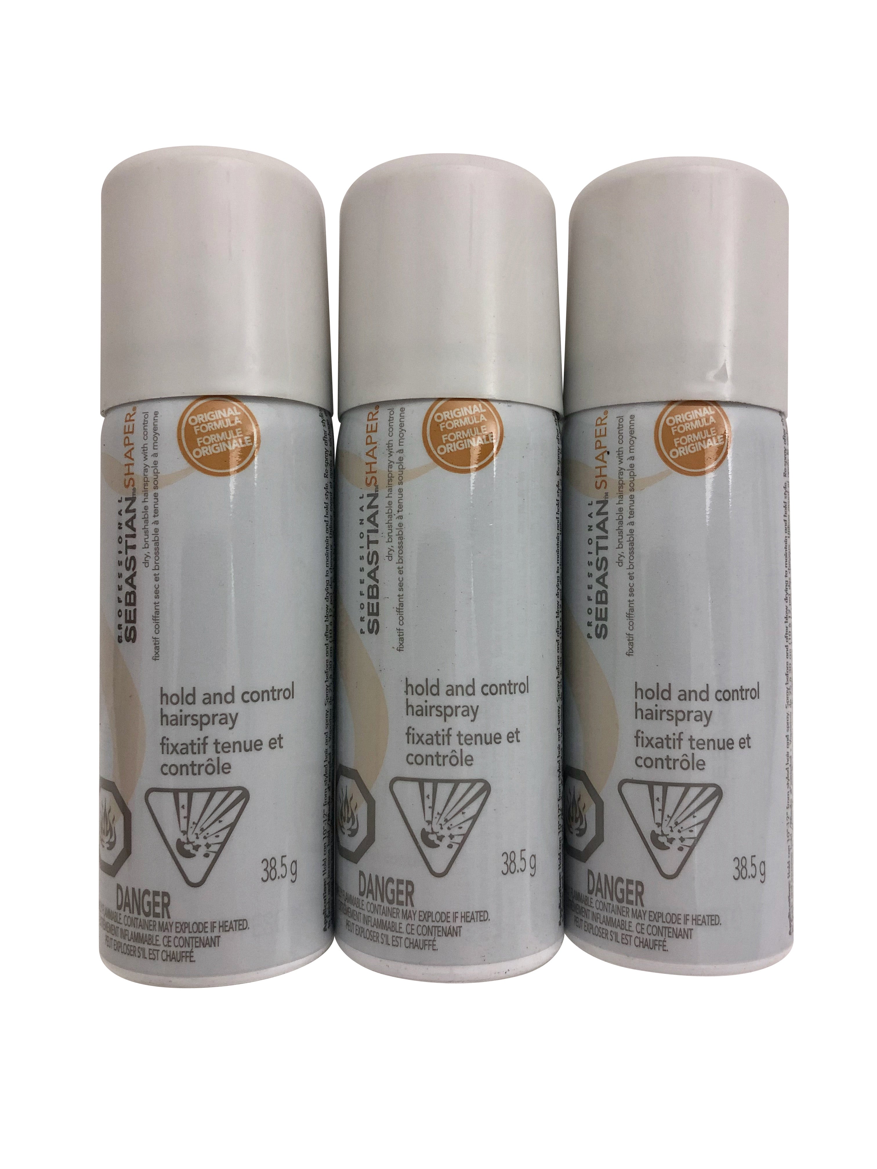 Sebastian Shaper Hold & Control Hair Spray Trio 1.3 OZ Each