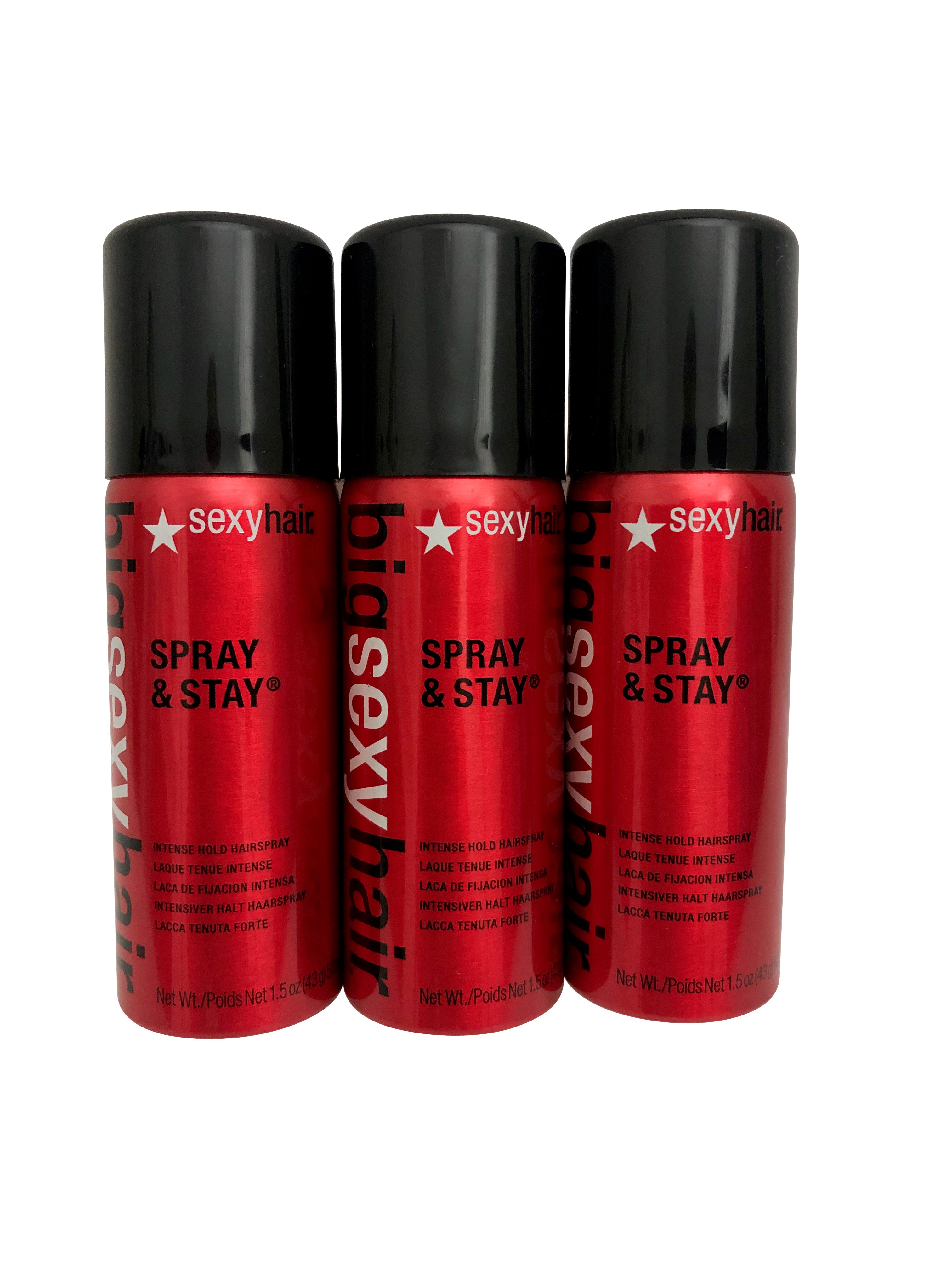 Big Sexy Hair Spray & Stay Intense Hold Hairspray Trio 1.5 OZ Each