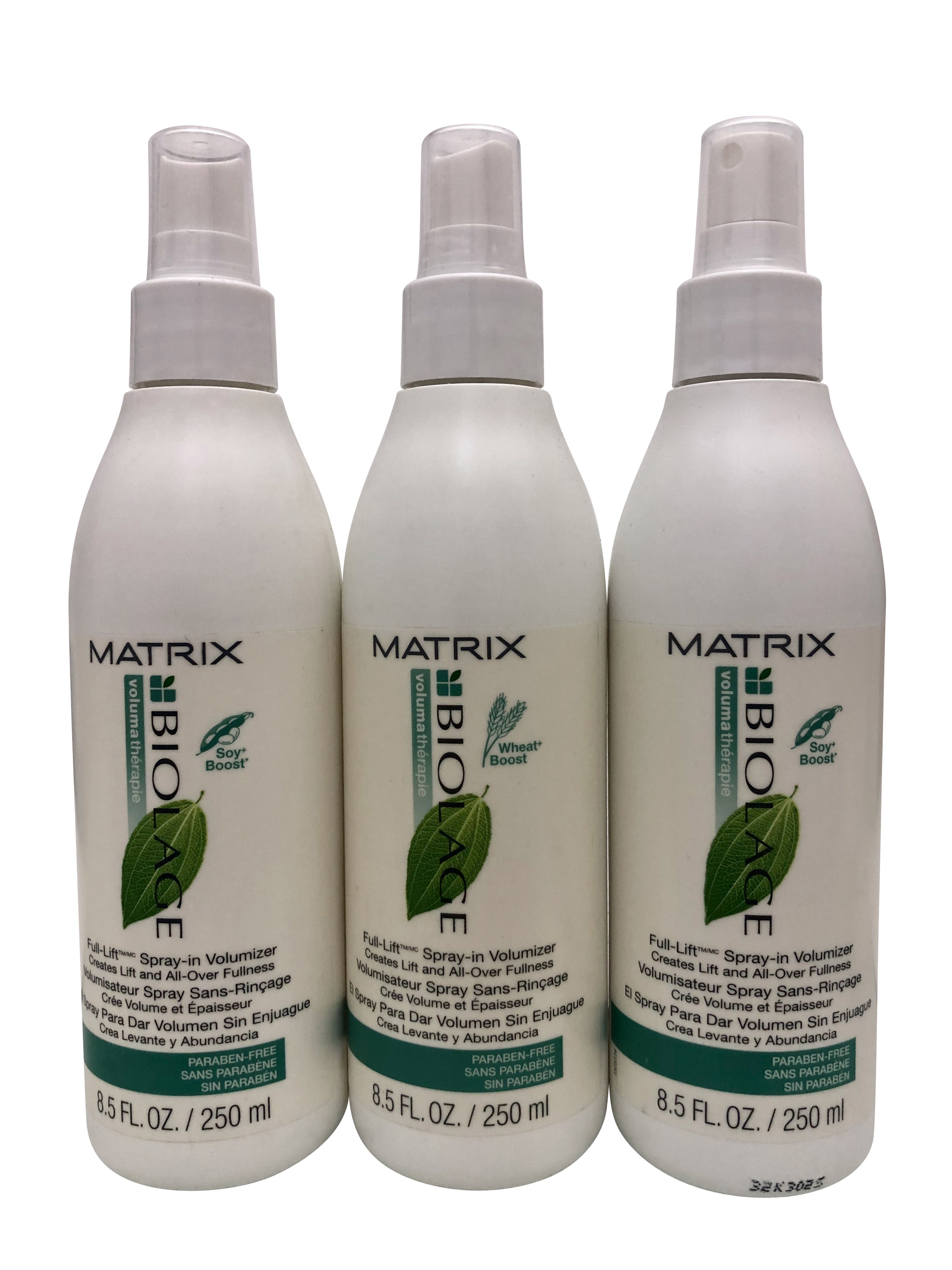 Matrix Biolage Full Lift Spray In Volumizer Trio 8.5 OZ Each