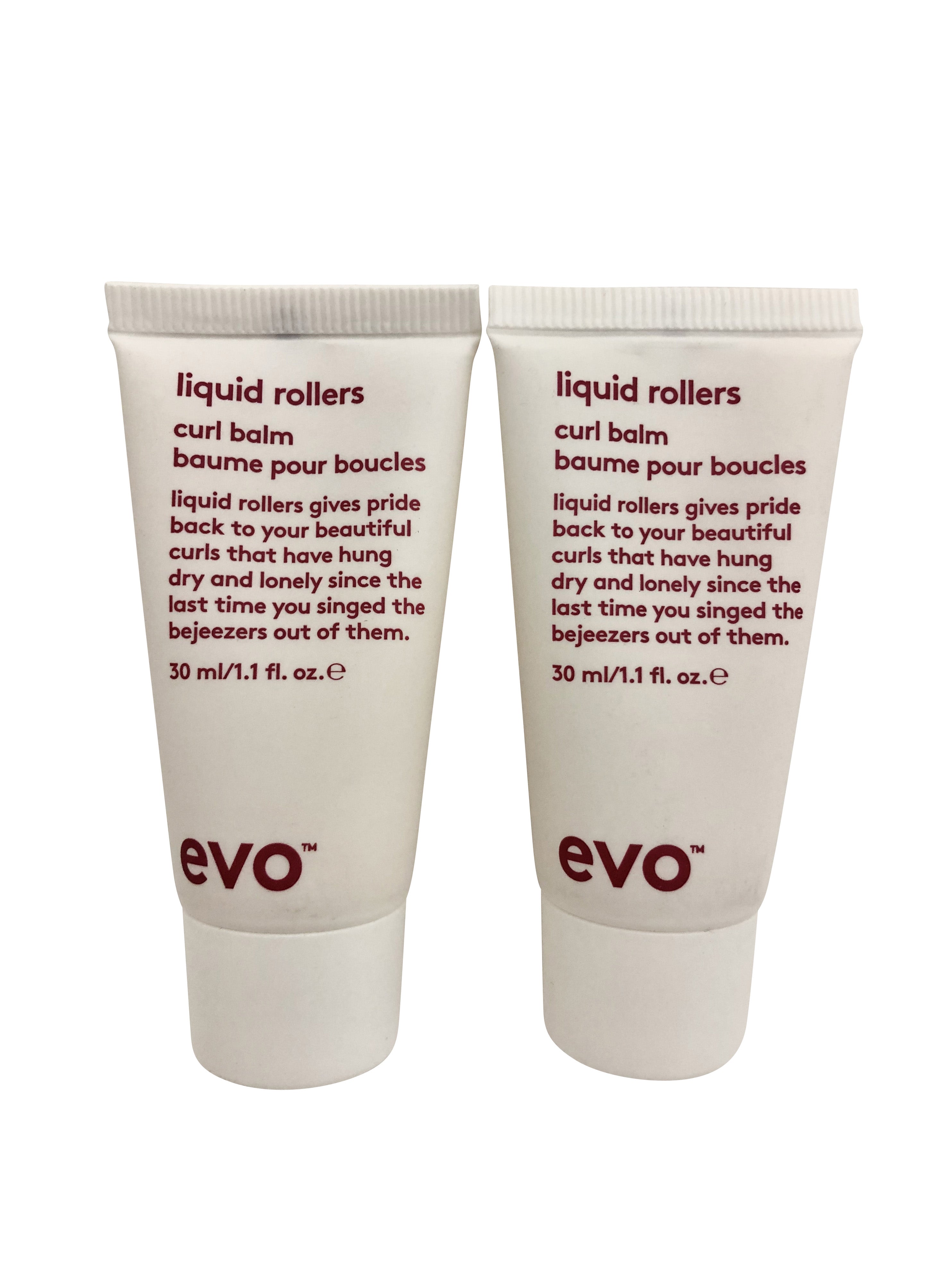 evo Liquid Rollers Curl Balm DUO 1.1 OZ Each