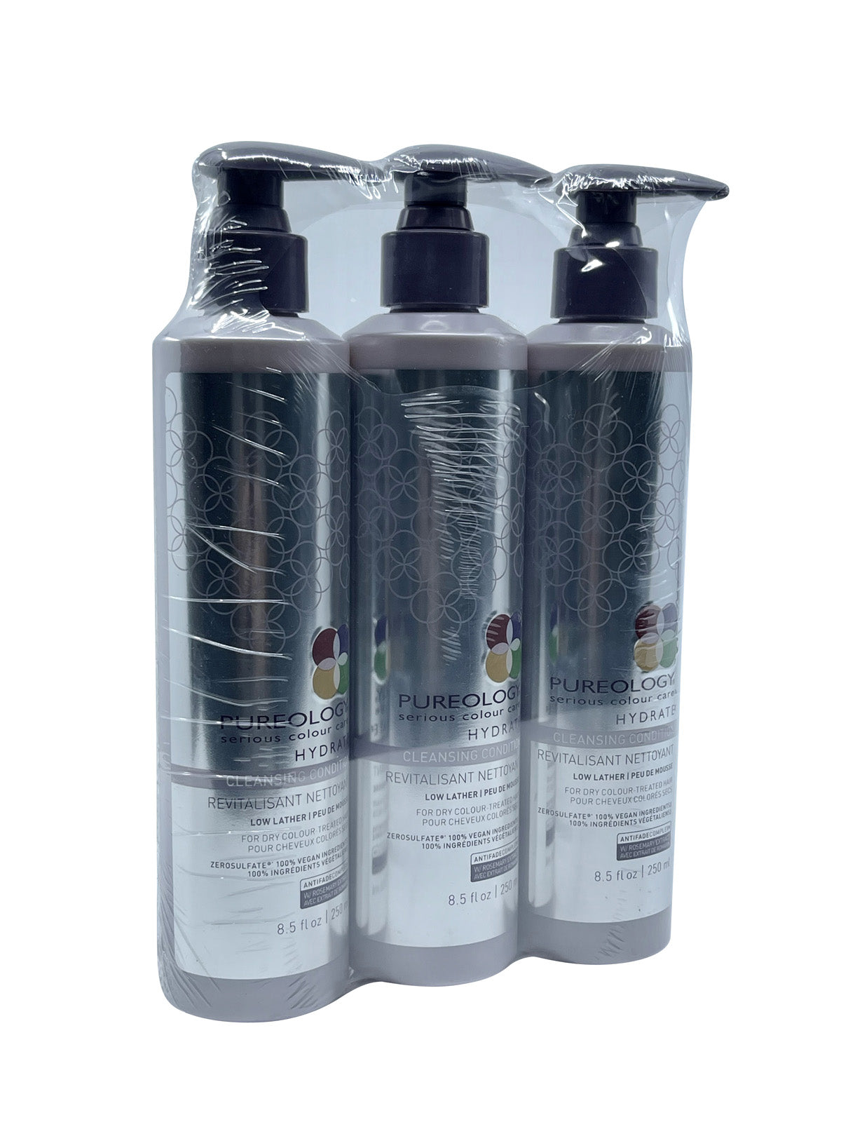 Pureology Smooth Perfection Cleansing Conditioner Dry Color Treated Hair 8.5 OZ Set of 3