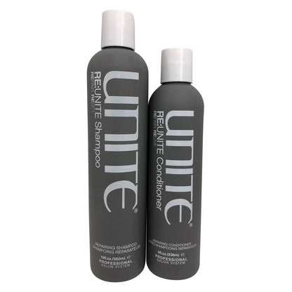 Unite Re Unite Repairing Shampoo 10 OZ & Repairing Conditioner 8 OZ Set