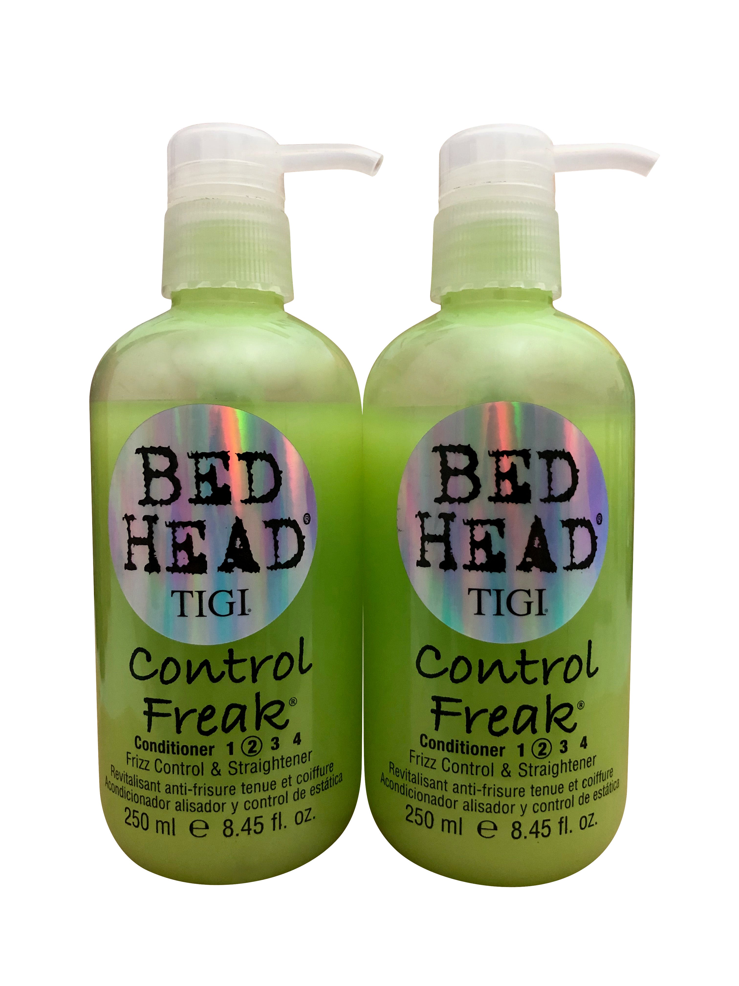 TIGI Bed Head Control Freak Conditioner Frizz Control Straightener Set 8.45 OZ