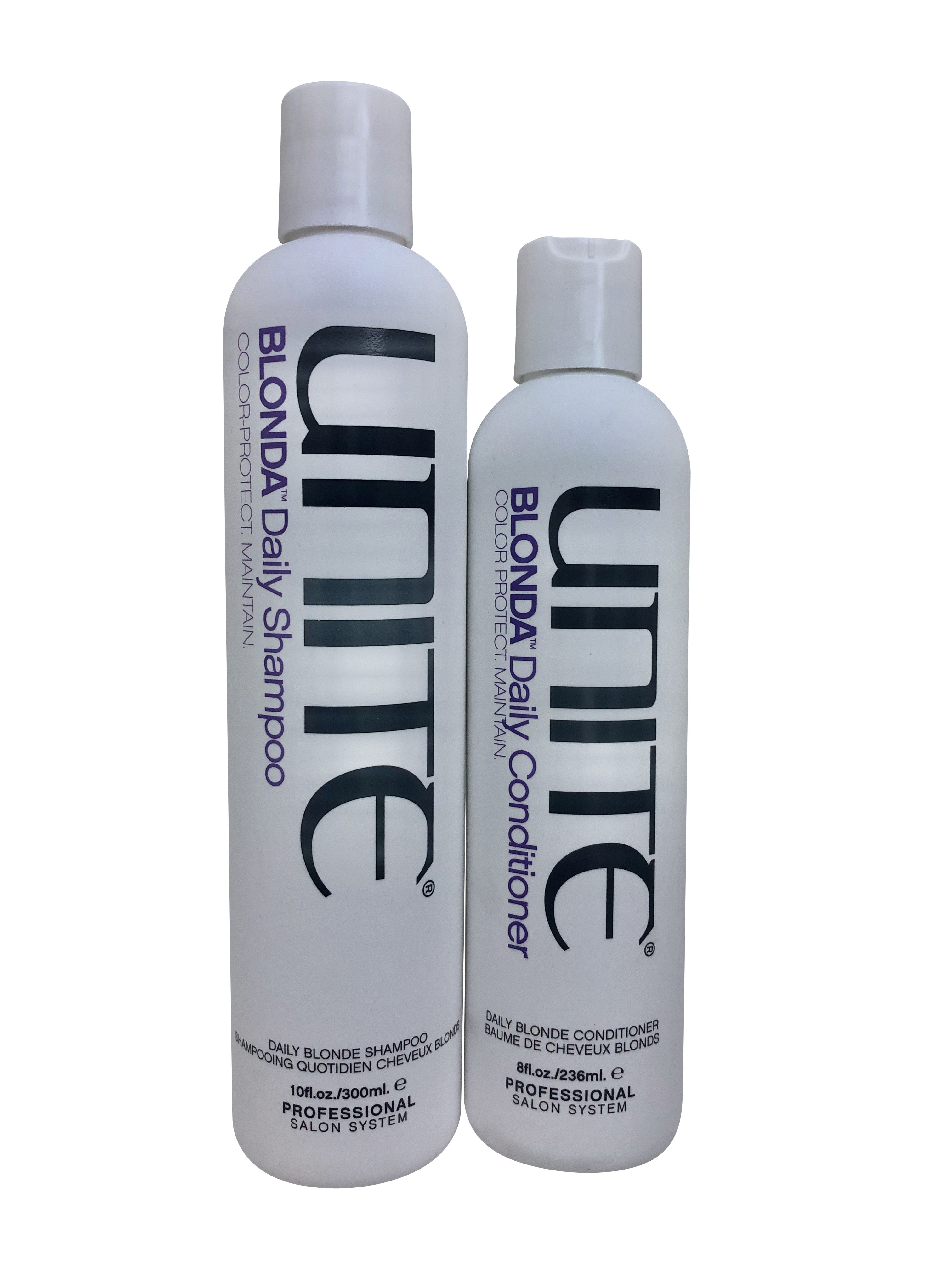 Unite Blonda Daily Shampoo 10 OZ & Blonda Daily Conditioner 8 OZ Set