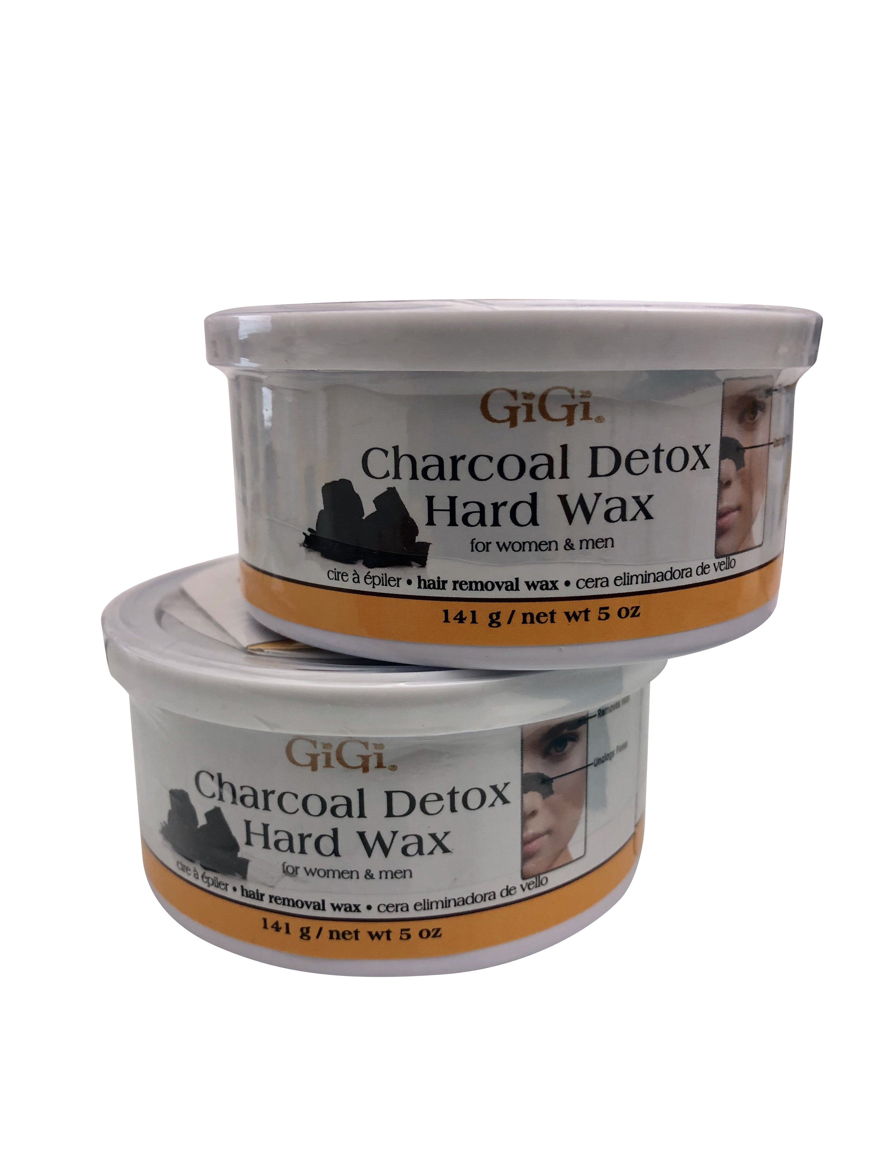 GiGi Charcoal Detox Hard Wax 5 OZ Pack of 2