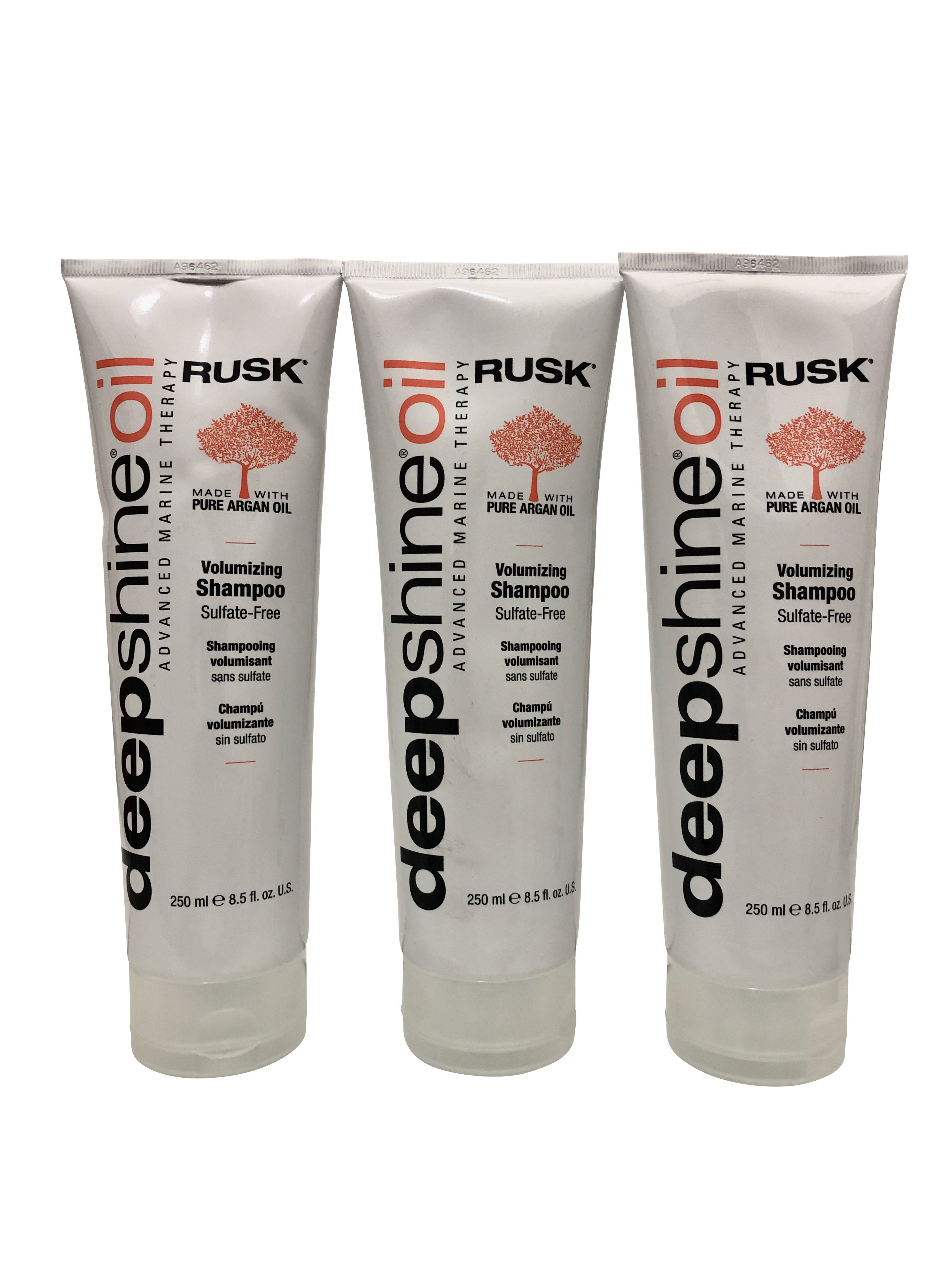 Rusk Deep Shine Oil Volumizing Shampoo 8.5 OZ Set of 3