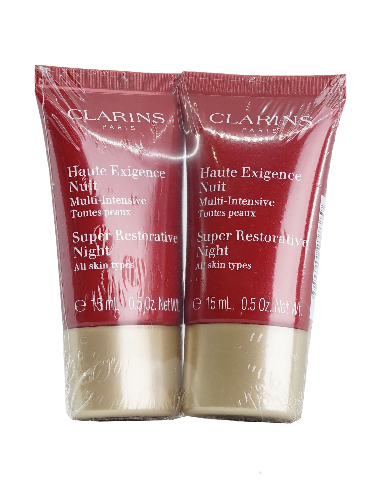 Clarins Super Restorative Night Cream 0.5 OZ Set of 2