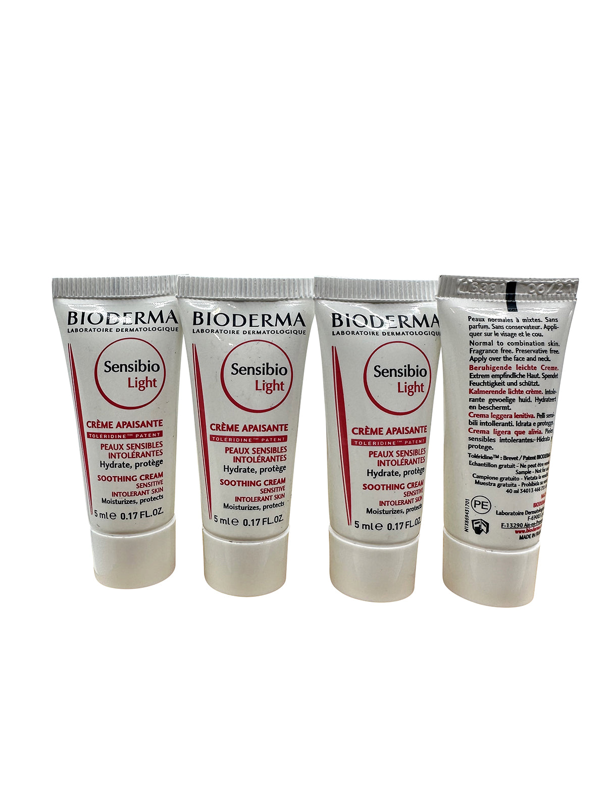 Bioderma Sensibio Light Soothing Cream 0.17 OZ set of 4