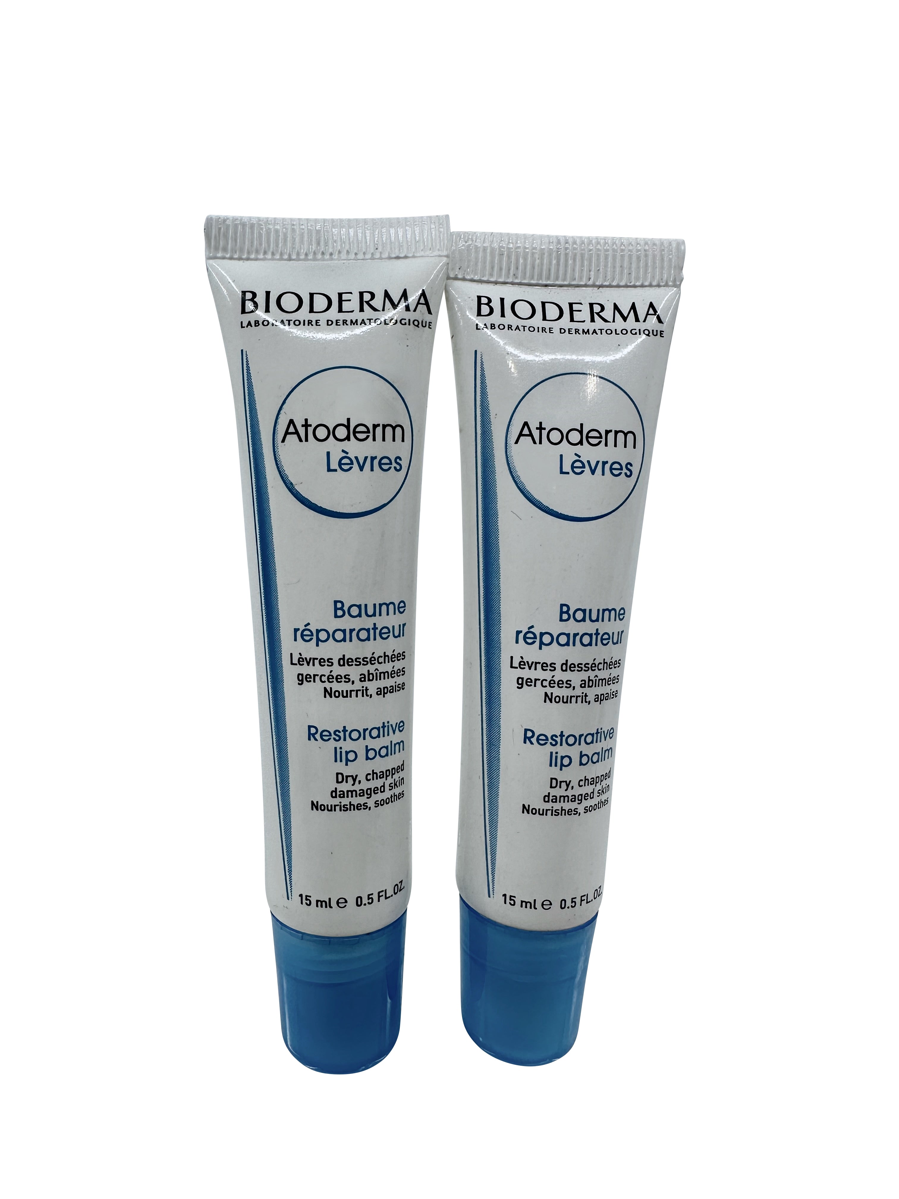 Bioderma Restorative Lip Balm 0.5 OZ Set of 2