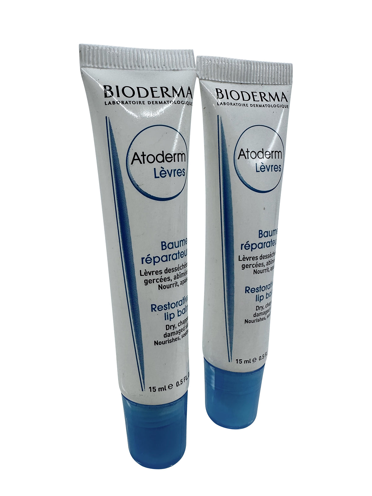 Bioderma Restorative Lip Balm 0.5 OZ Set of 2