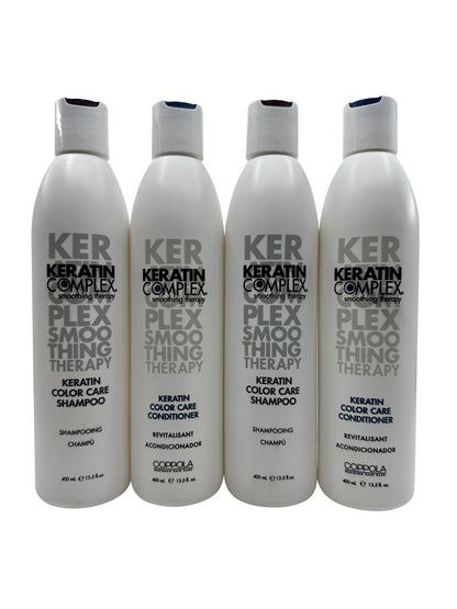 Keratin Complex Keratin Color Care Shampoo & Conditioner Set of 4 13.5 oz