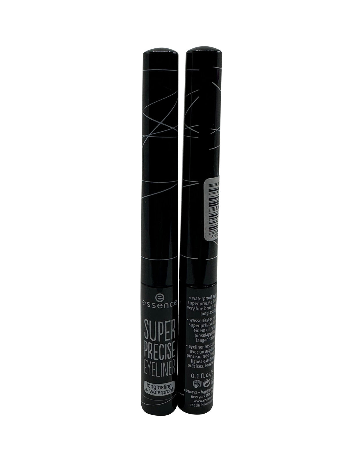 Essence Super precise Eyeliner Waterproof Black 0.1 OZ Set of 2