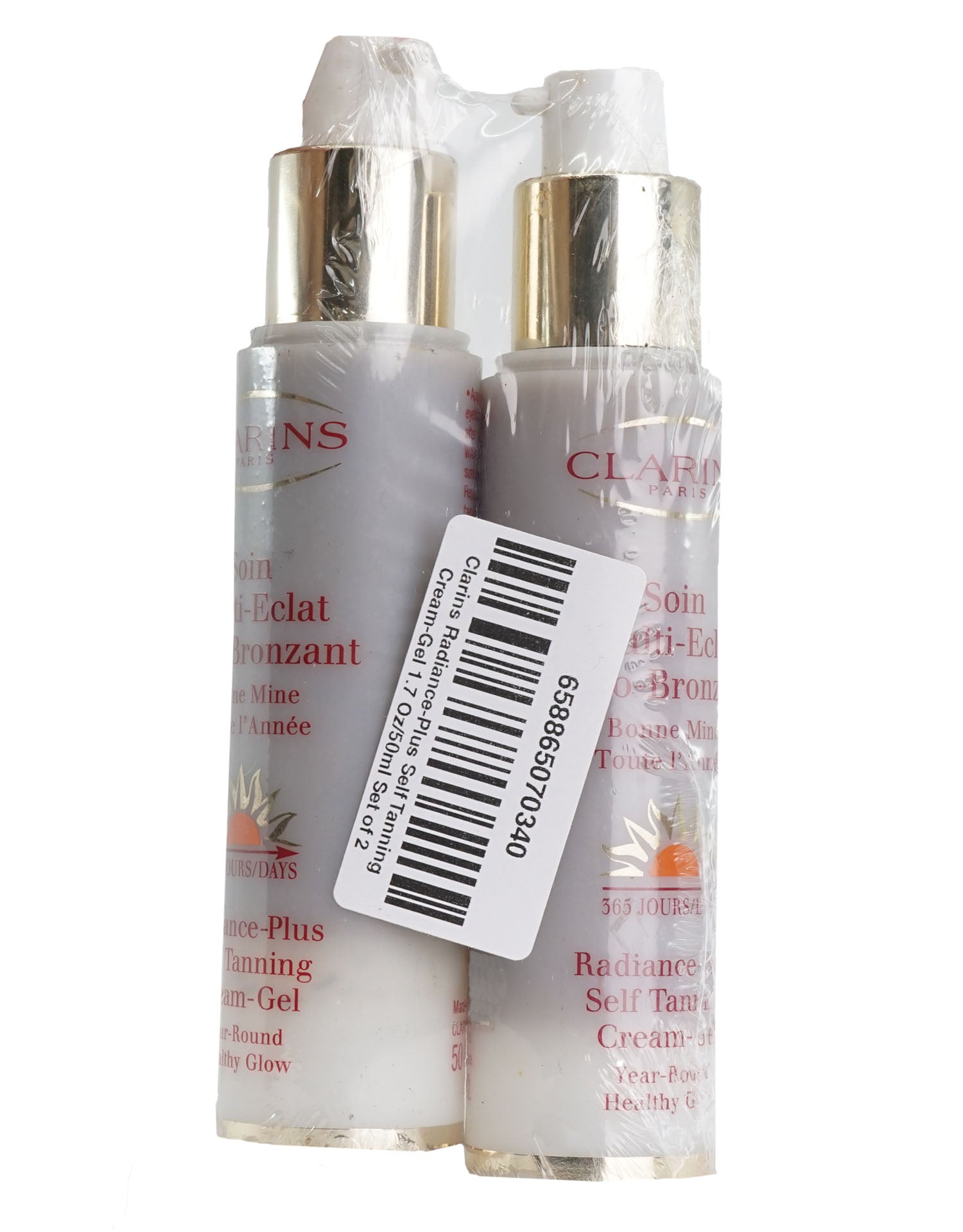 Clarins Radiance Plus Self Tanning Gel 1.7 OZ Set of 2