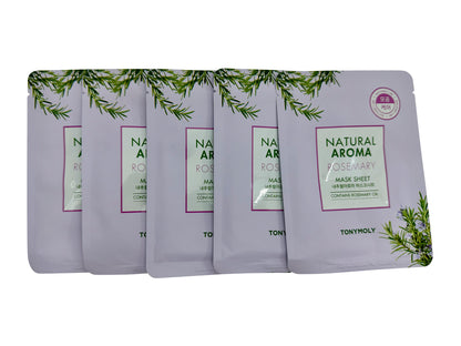 TonyMoly Natural Aroma Rosemary Hydrating Mask Sheet Set of 5