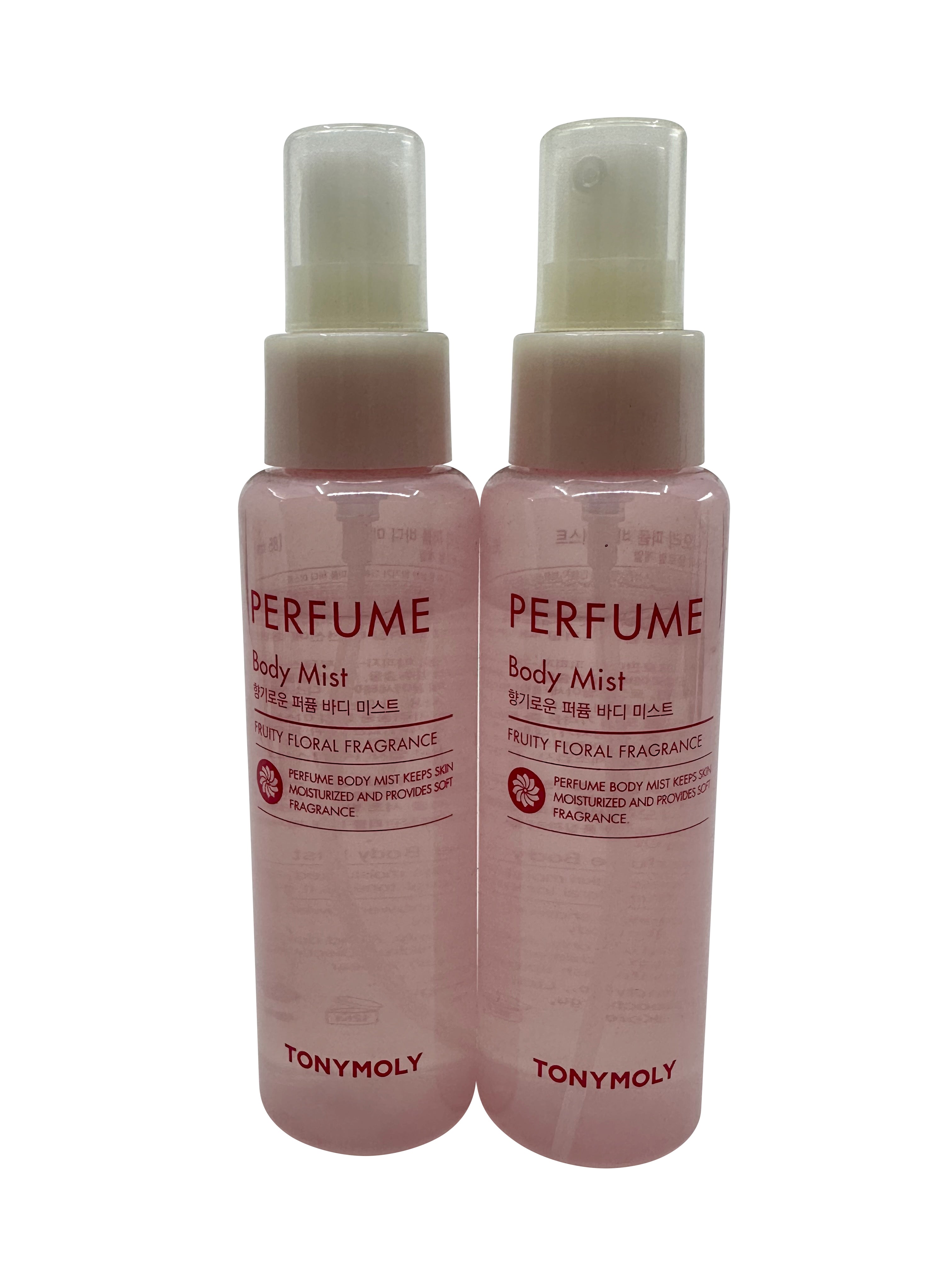 TonyMoly Perfume Body Mist Fruity Floral Fragrance 85 ML Set of 2