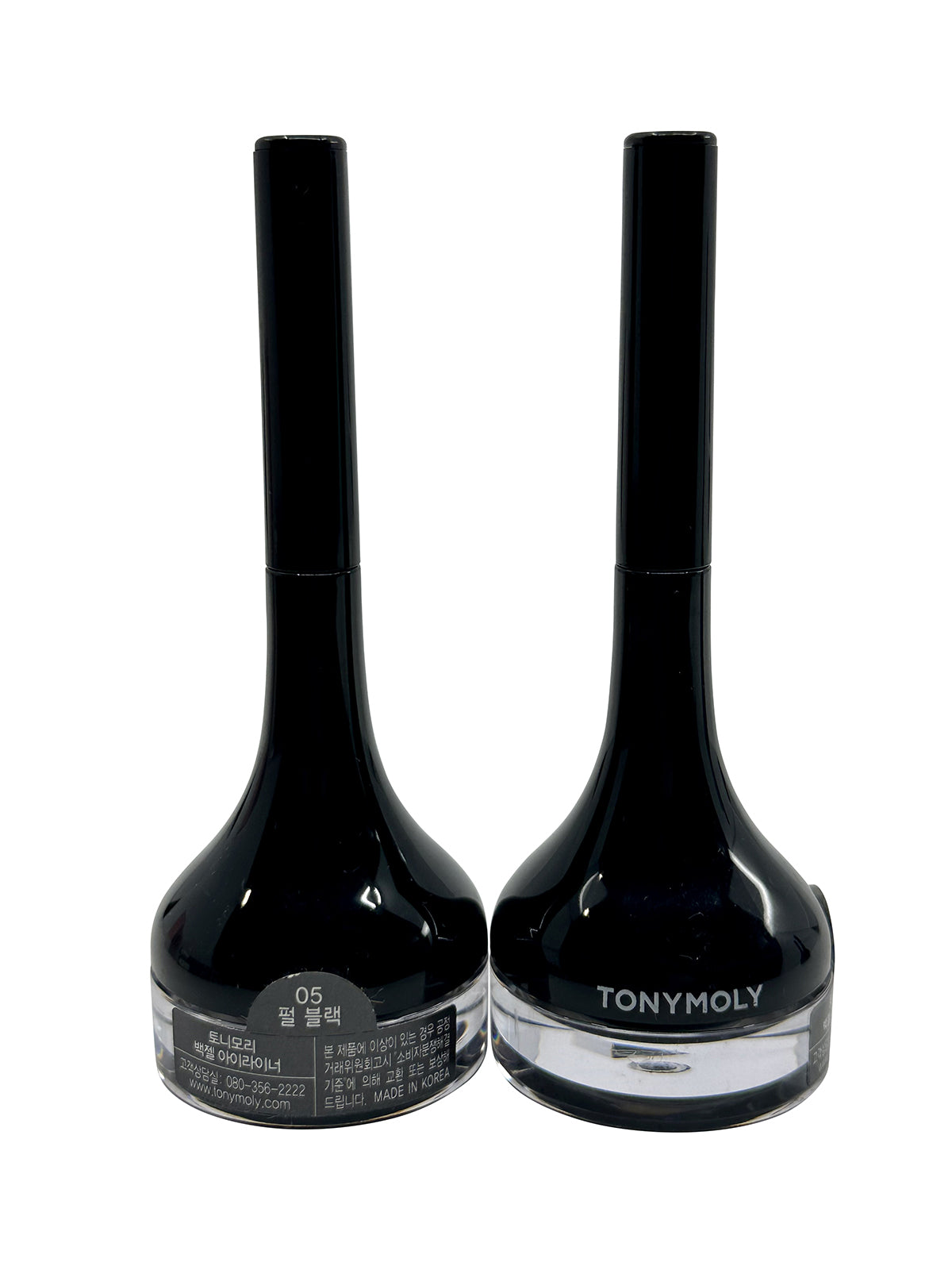 TonyMoly Back Gel Eyeliner 05 Pearl Black 4 g Set of 2