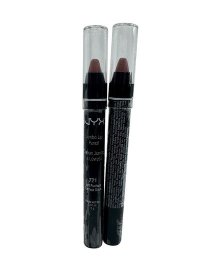 NYX Jumbo Lip Pencil 721 Soft Fuchsia 0.18 OZ DUO