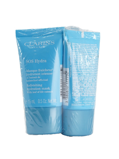 Clarins SOS Hydra Refreshing Hydration Mask 0.5 OZ Set of 3