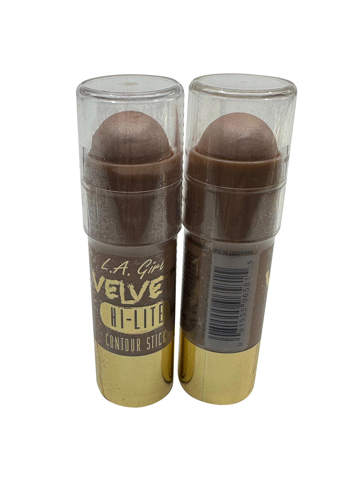 L.A. Girl Velvet Hi Lite Contour Stick Luminous 0.2 OZ Set of 2