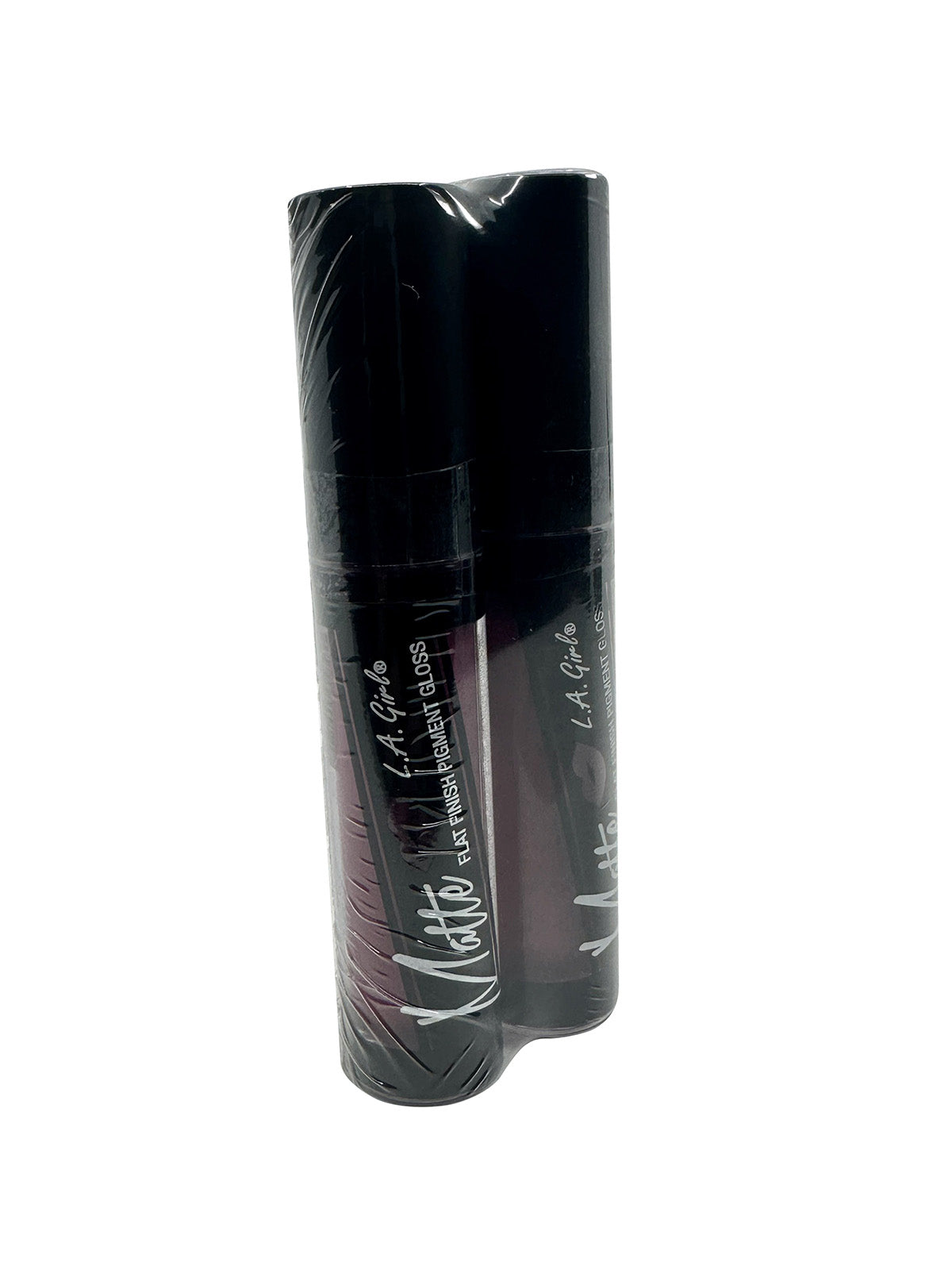 L.A. Girl Matte Flat Finish Pigment Gloss GLG843 Rebel 0.17 OZ Set of 2