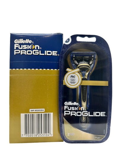 Gillette Fusion ProGlide Razor Olympic Gold Edition 6 Pack