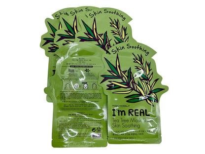 TonyMoly I�m Real Tea Tree Mask Sheet Skin Soothing Set of 5